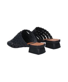 INTER-CHAUSSURES 【ANGEL ALARCON】ローヒールラフィアサンダル
