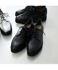 MODE ET JACOMO <carino>【レイン対応】レースアッププラットフォーム