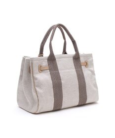 A.D.M.J. 【ファブリック】リネンラメクロス/前金具付トート32cm(Dカン＋)リネンラメクロス/前金具付トート40cm(Dカン＋)