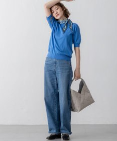 23区 S 【Oggi5月号掲載/洗える】プレミアムビオコットン 半袖 ニット