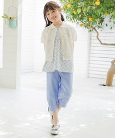 組曲 KIDS 【150-160㎝】 サマーチェックチュニック