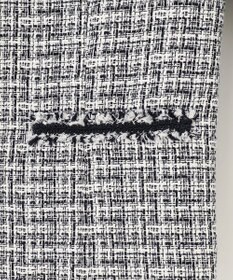 ANY ファンシーラメツイード ノーカラージャケット