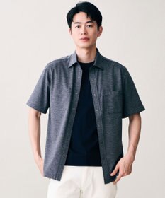 JOSEPH ABBOUD 【キングサイズ・ジャージー素材・ストレッチ】バーシブルジャージー シャツ