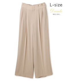 BEIGE， 【Lsize・セットアップ対応】CINDY / ハイウエストパンツ