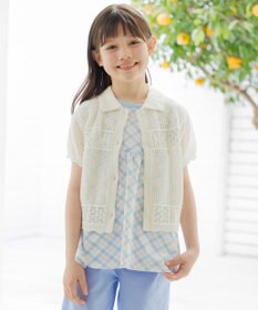 組曲 KIDS 【150-160㎝】 サマーチェックチュニック