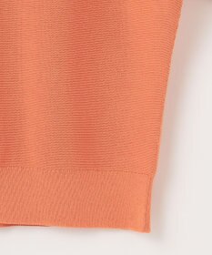 自由区 【洗える】コットンストレッチホールガーメント プルオーバー ニット