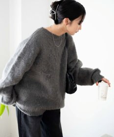 WEGO モヘアライクBIGプルオーバー