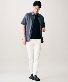 JOSEPH ABBOUD 【キングサイズ・ジャージー素材・ストレッチ】バーシブルジャージー シャツ