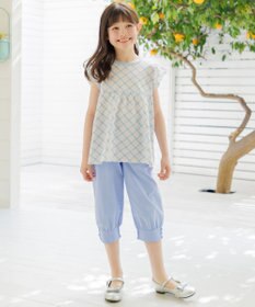 組曲 KIDS 【150-160㎝】 サマーチェックチュニック