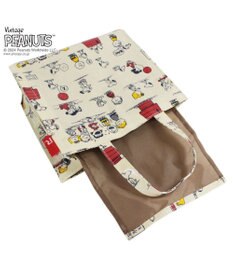 ROOTOTE 8600【スヌーピー】IP.スクエア.ラミネート.ピーナッツ-9H