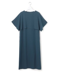 23区 【先行予約】ストレッチジョーゼット ケープ風ワンピース