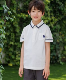J.PRESS KIDS 【140-170cm】カノコ バックブル 半袖ポロシャツ