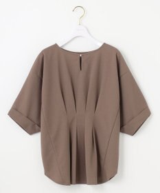 ANY SIS S 【前後着用・UVケア・洗える】2WAYジョーゼットジャージードルマン カットソー