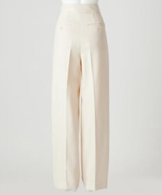 23区 S 【エステータ】ウールダブルクロス ワイドパンツ