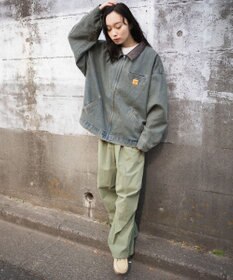 WEGO 【ユニセックス着用ITEM/MLサイズ展開】ワーカーズデニムZIPジャケット