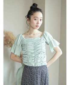 earth music&ecology カットシャーリングプルオーバー