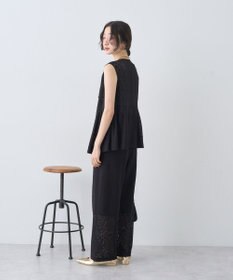 earth music&ecology レースイージーパンツ