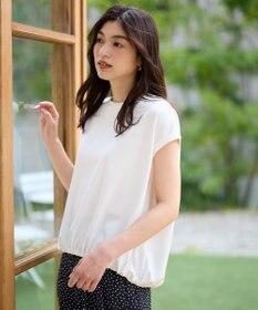 ANY L 【洗濯機可/UVケア】シルケットスムースドロストＴシャツ