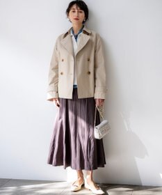 23区 【先行予約】エアータンブラー TCギャバジン ハーフ コート