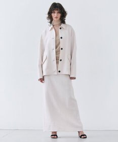 BEIGE， 【Oggi 5月号掲載】CRINUM / Iラインリネンマキシスカート