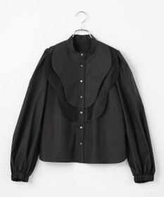 #Newans 【洗濯機可能】ウェイビービブデザインブラウス