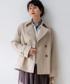 23区 【先行予約】エアータンブラー TCギャバジン ハーフ コート