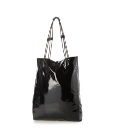 UNBILLION カシュカシュ cachecache / エナメル調結びハンドルA4サイズトート