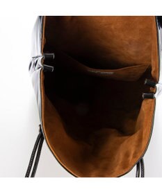 UNBILLION カシュカシュ cachecache / エナメル調結びハンドルA4サイズトート