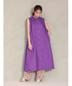 Green Parks インド綿 ノースリーブワンピース