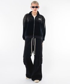 WEGO 【ユニセックス着用ITEM】ブリーチロゴベロアトラックジャケット