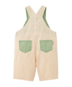 MIKI HOUSE HOT BISCUITS 【70-110cm】 ビーンズ×お菓子シリーズ サッカー素材オーバーオール