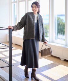 ANY L カールボアブルゾン