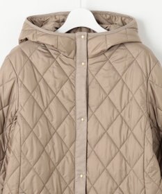 J.PRESS LADIES L 【WEB限定カラーあり・洗える】コンパクトタフタキルティング フーデッド コート