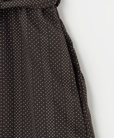 J.PRESS LADIES L 【洗える】ドットデシンプリント ピンタック ワンピース