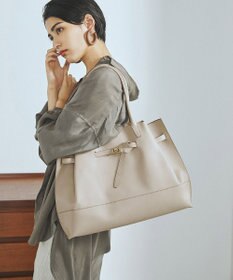 TOPKAPI 【TREASURE TOPKAPI】シュリンクレザー ベルトデザインA4トートバッグ