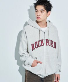 WEGO ワッペンロゴジップパーカー