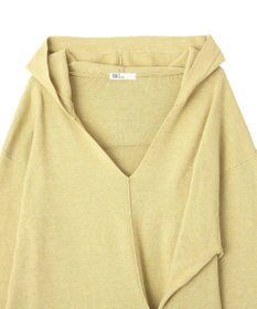 CRAFT STANDARD BOUTIQUE Vネックフードカシュクールニットプルオーバー