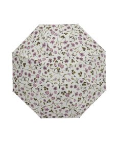 MOONBAT 【晴雨兼用/ 一級遮光/UV99％】フワクール (Fuwacool) 折りたたみ日傘 フワクールホワイト  ボタニカル 軽量