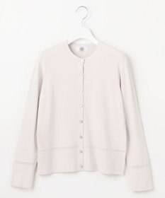 J.PRESS LADIES S 【洗える】RAYON ELITE STRETCH クルーネック カーディガン