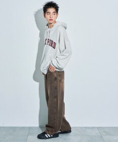 WEGO ワッペンロゴジップパーカー