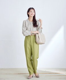 Tiaclasse L 【ダブルクロス】2wayボウタイ風ブラウス