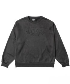 WEGO フェイクスウェードロゴプルオーバー