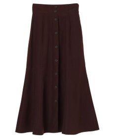 earth music&ecology フロントボタンスカート