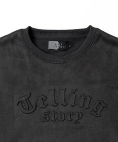 WEGO フェイクスウェードロゴプルオーバー