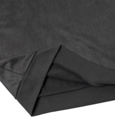 WEGO フェイクスウェードロゴプルオーバー