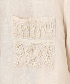 23区 【洗える】LIBECO クロップド シャツ