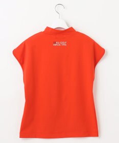 23区GOLF 【WOMEN】新色追加！【吸水速乾/UVカット】フレンチスリーブロゴモックネック