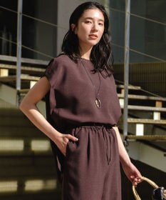 UNFILO 【セットアップ着用可】TENNEN TOUCH COOL Tブラウス