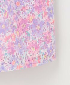 ANY KIDS フラワープリントレースワンピース