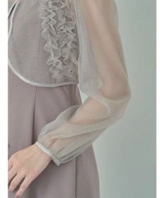 earth music&ecology ＳＥＴ２点チュールブラウス付きキャミワンピース